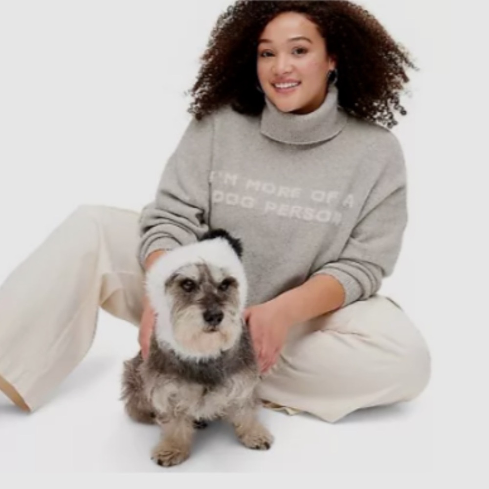 NWT “Dog Person” Cozy Sweater